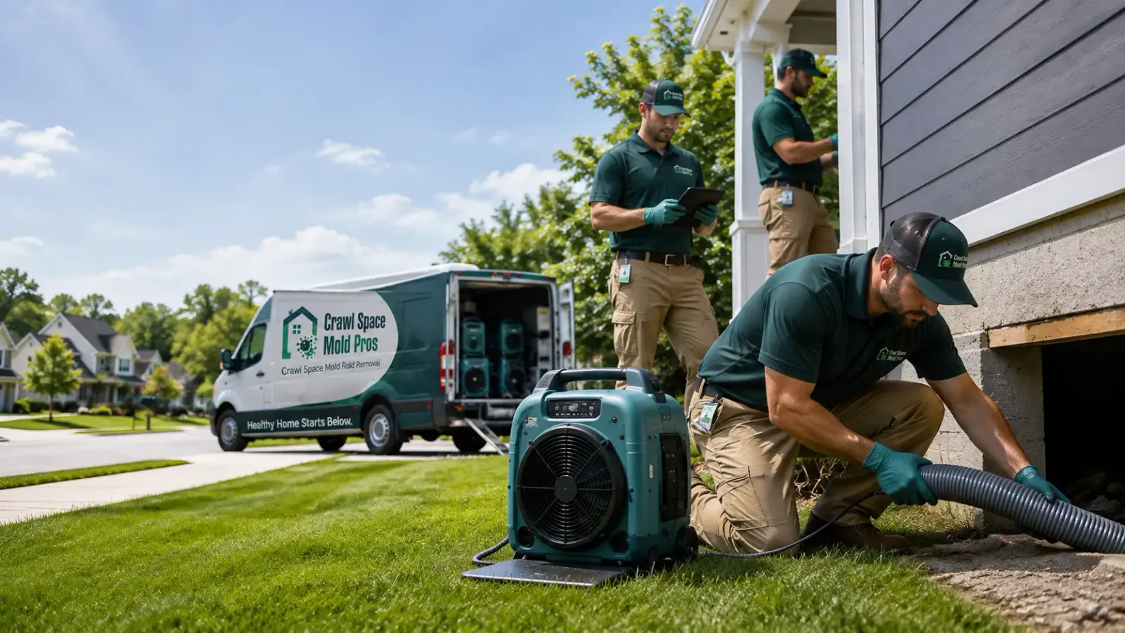 Crawl Space Mold Removal in Hampshire, IL